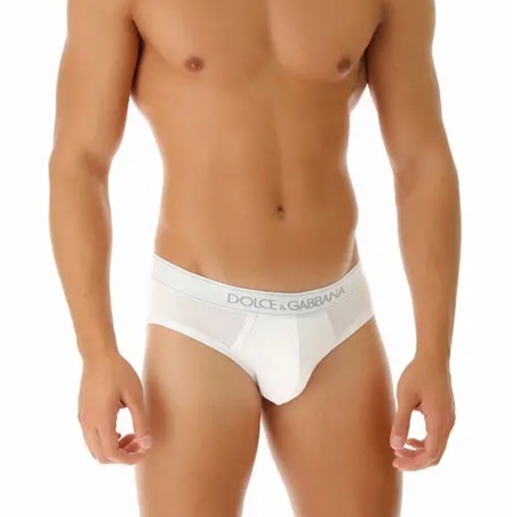 Dolce & Gabbana "Underwear" Men's‎ White Briefs - Picture 4 of 9